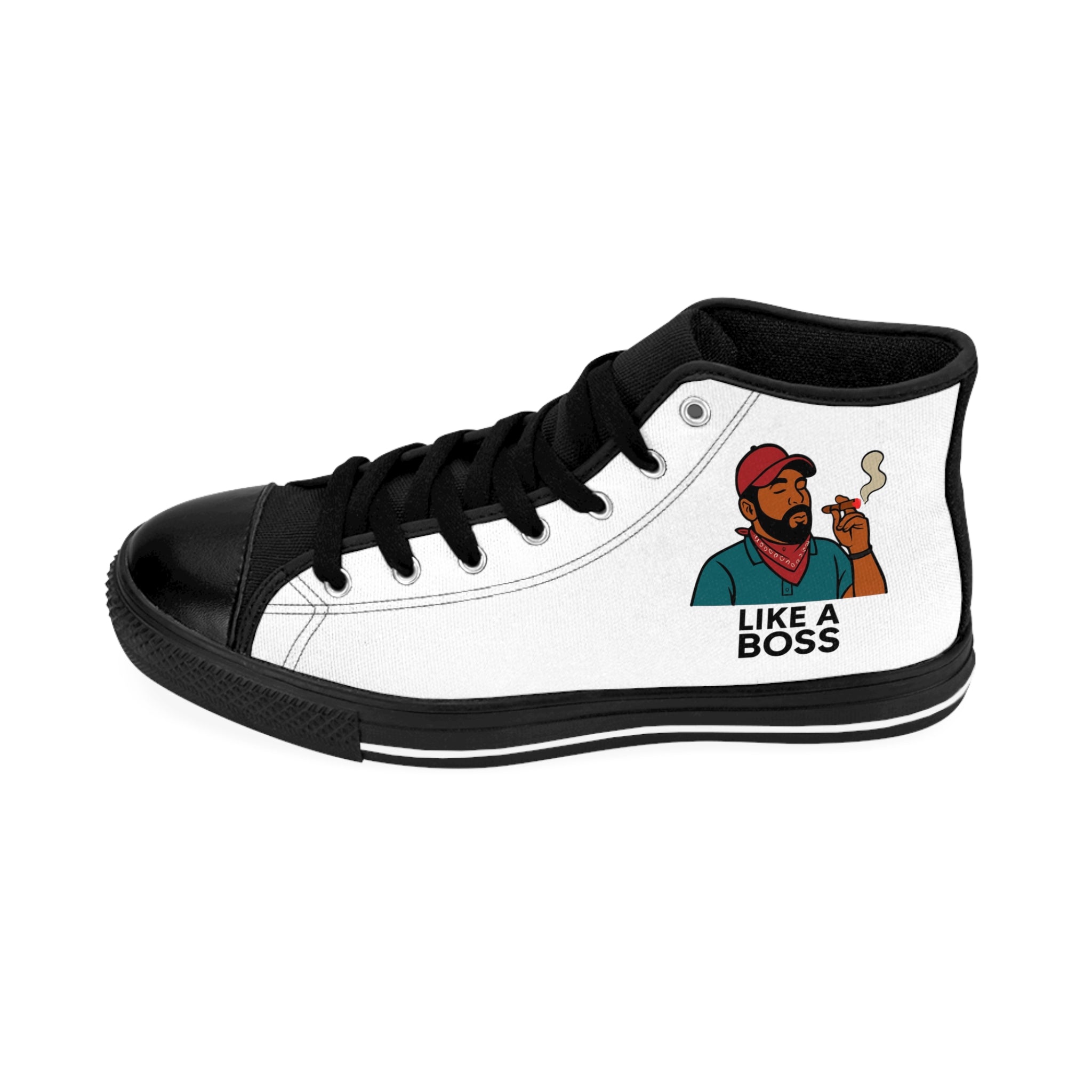 Men's Classic Sneakers: Trendy Footwear for the Confident Man, Gifts for Him, Casual Style, Streetwear, Unique Sneakers, Like a Boss Shoes