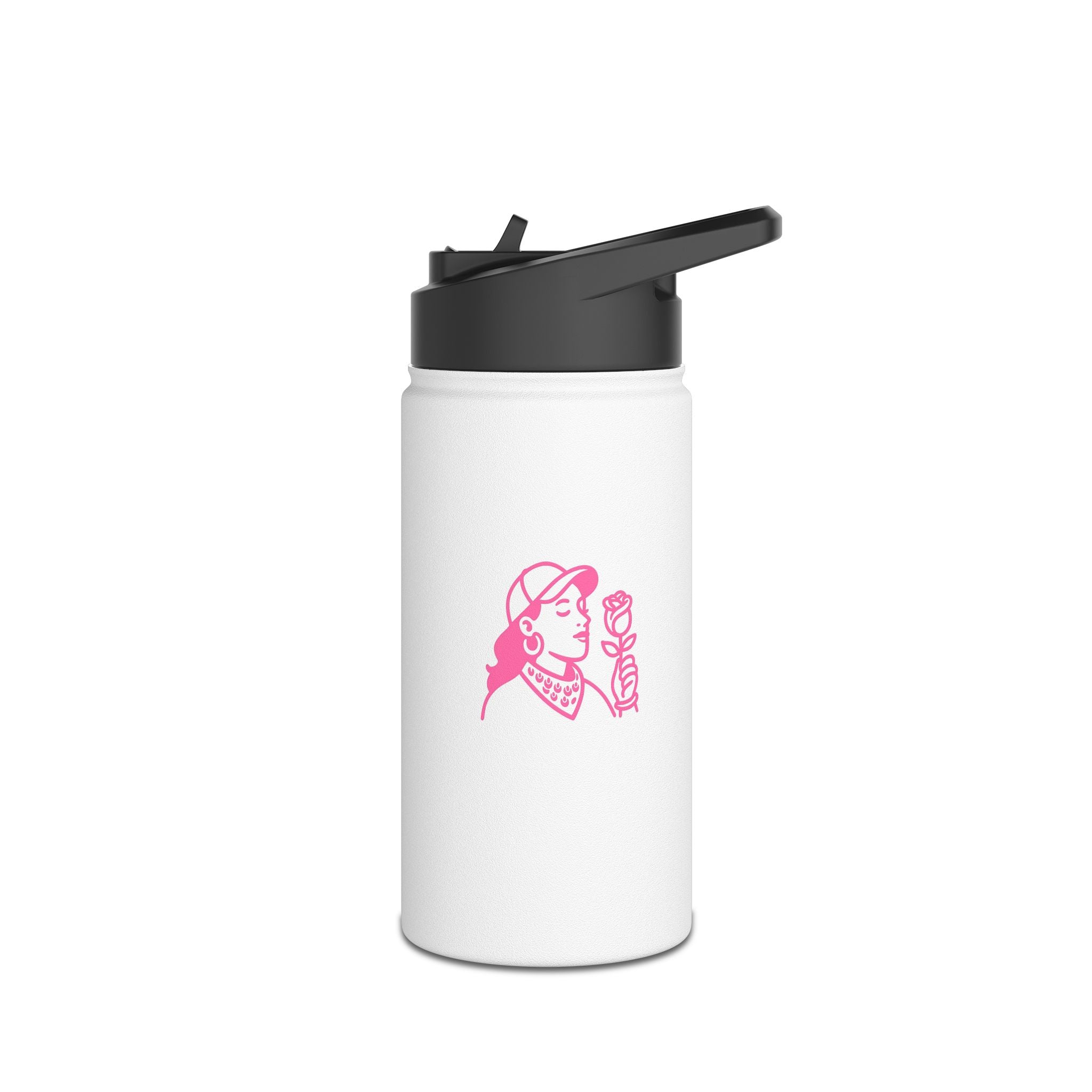 Stylish Stainless Steel Water Bottle, Insulated Drink Container, Reusable Bottle, Fitness Accessory, Eco-Friendly Gift, Travel Hydration