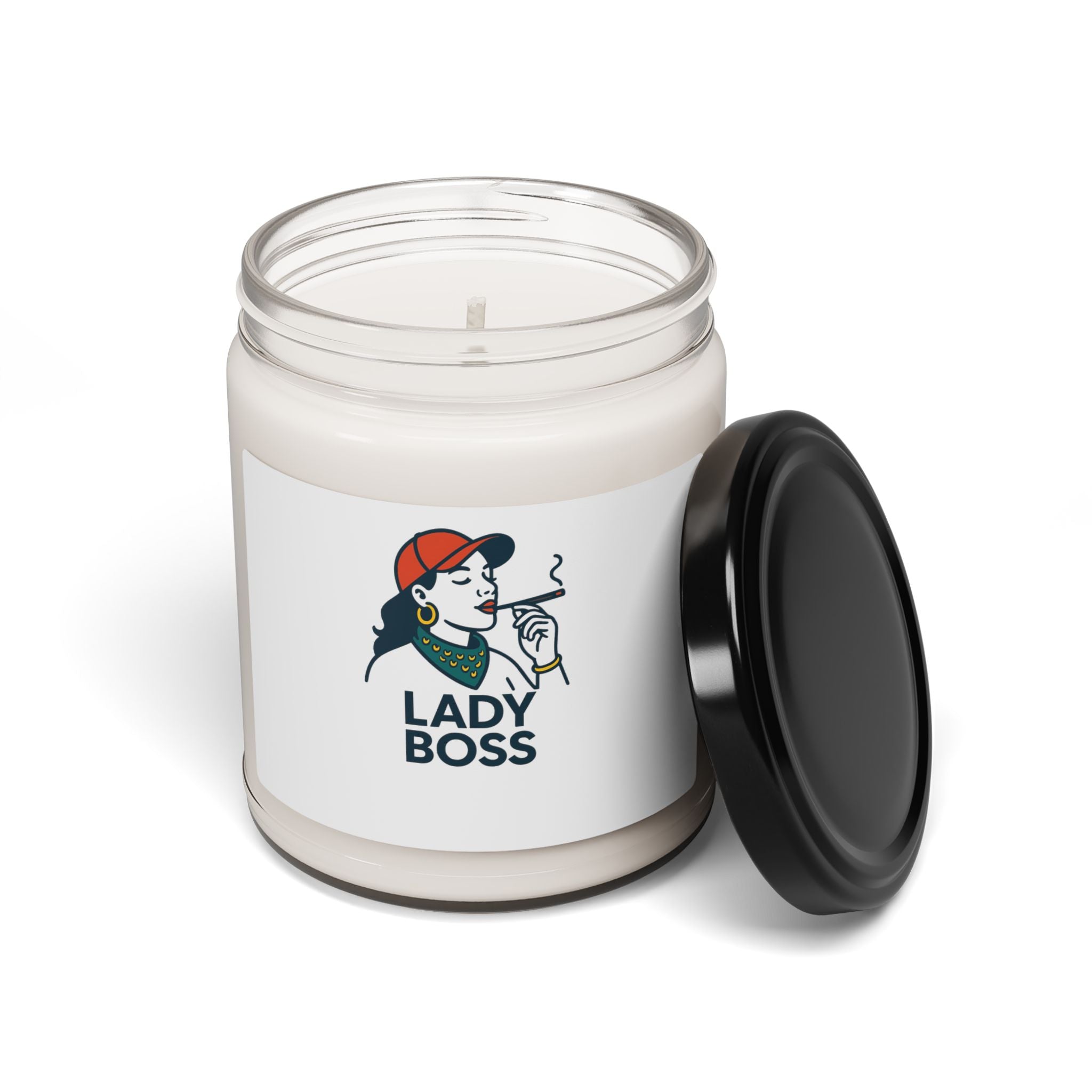 Lady Boss Scented Soy Candle - Empowering Aromatherapy, Gifts for Women, Self-Care, Home Décor, Office Motivation