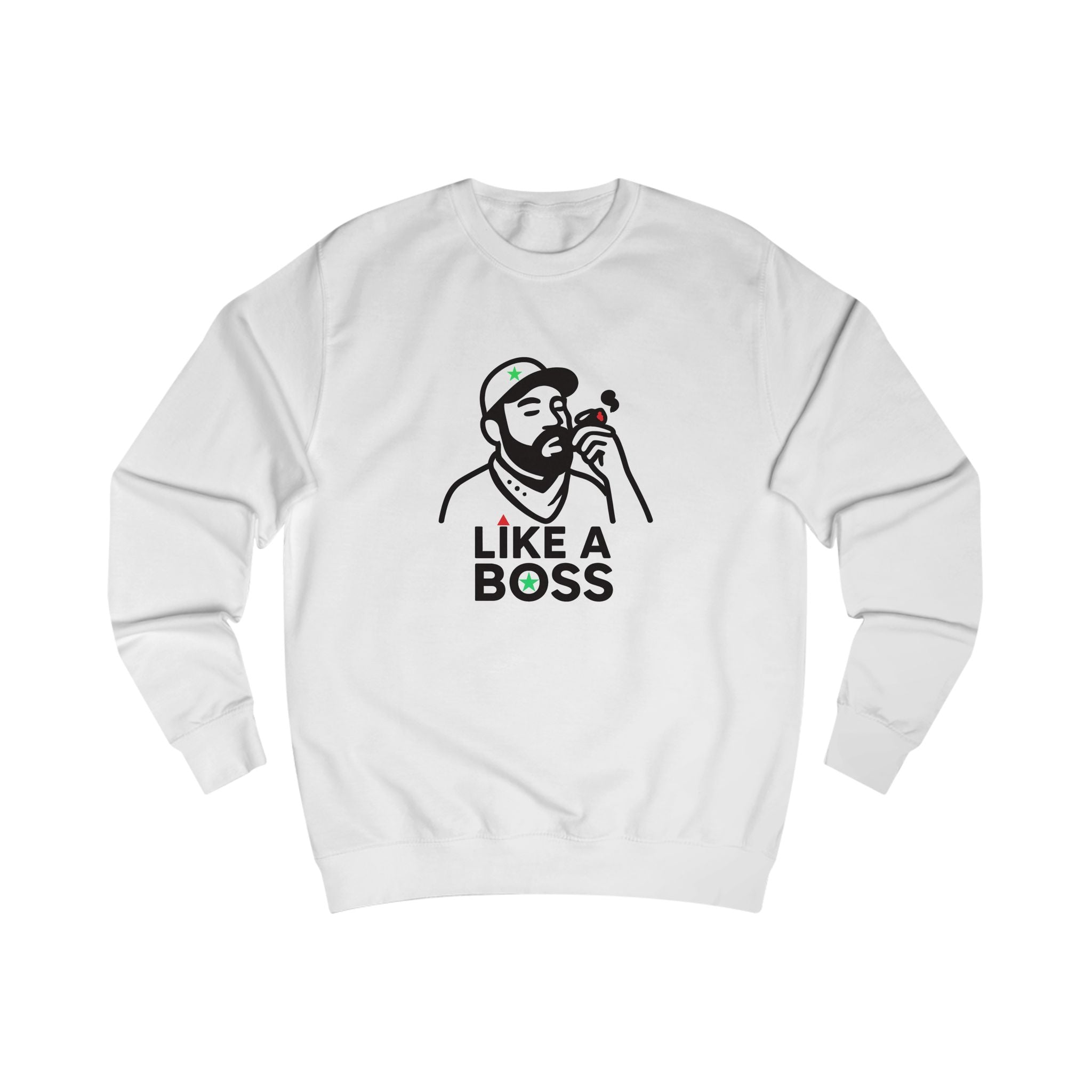 Like a Boss Unisex Sweatshirt, Funny Gift for Him or Her, Cool Streetwear, Casual Style for Everyday Wear, Unique Present Idea