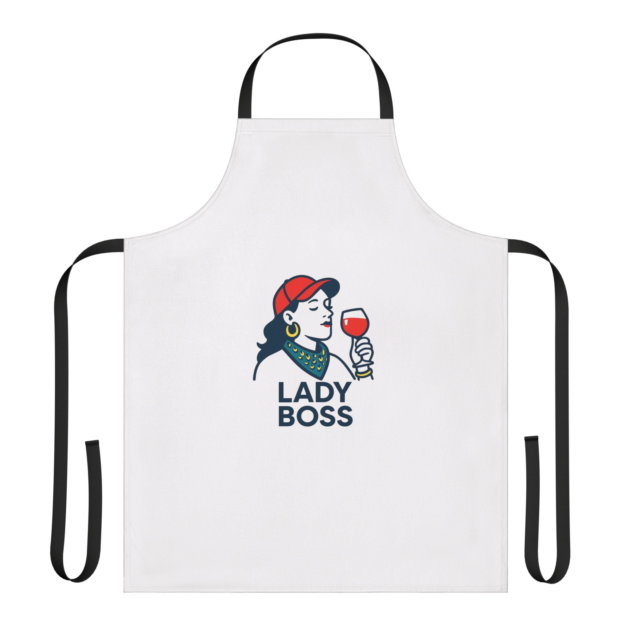 Chic Lady Boss Apron, Stylish Cooking Gear for Foodies, Perfect Gift for Chefs, Birthdays, Housewarming, Kitchen Decor