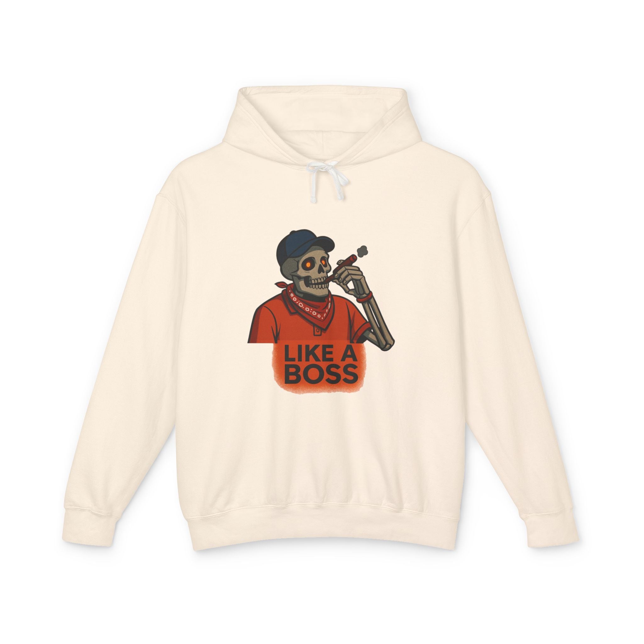 Funny Skeleton Hooded Sweatshirt | Unisex Lightweight Hoodie | Ideal for Halloween, Casual Wear, Unique Gift