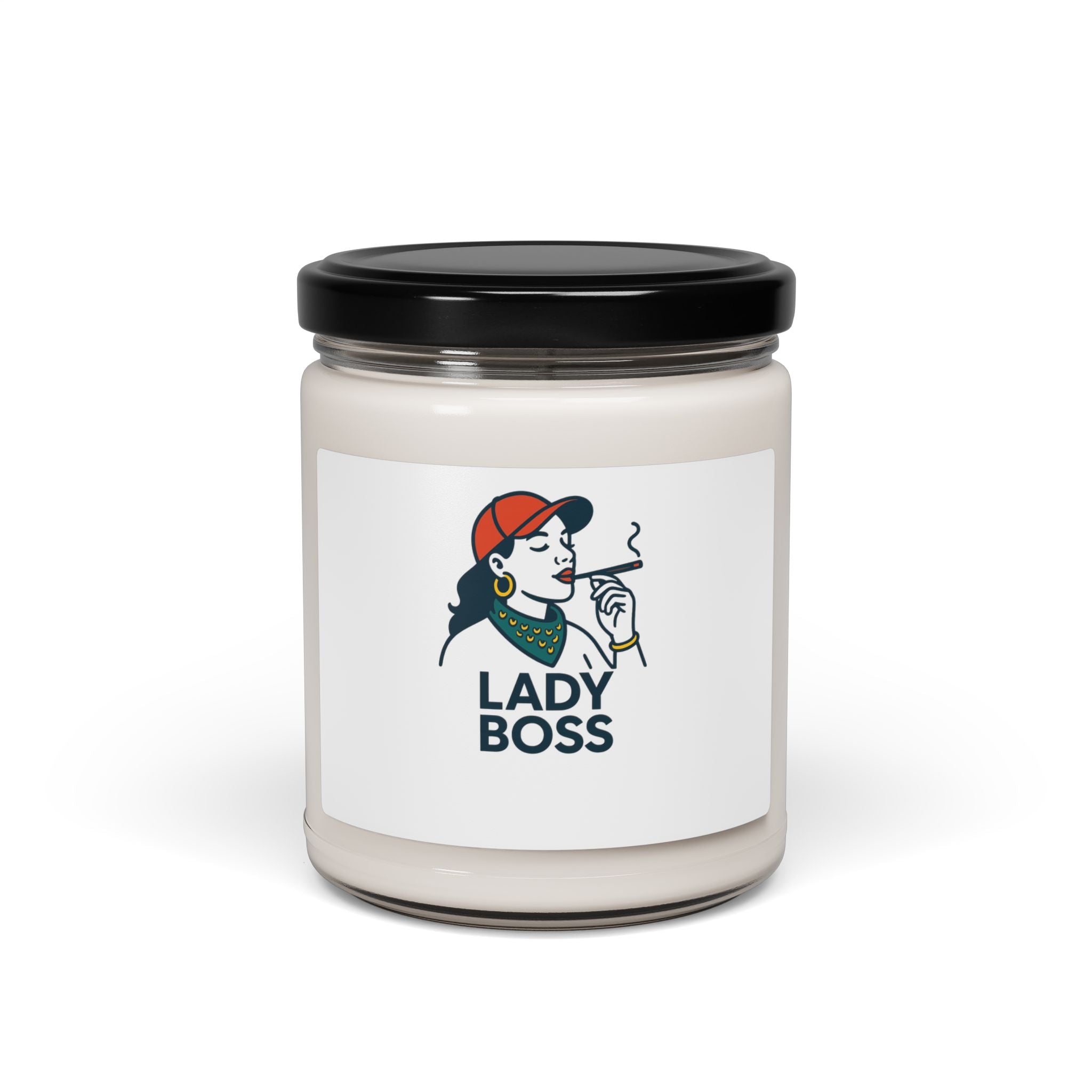Lady Boss Scented Soy Candle - Empowering Aromatherapy, Gifts for Women, Self-Care, Home Décor, Office Motivation