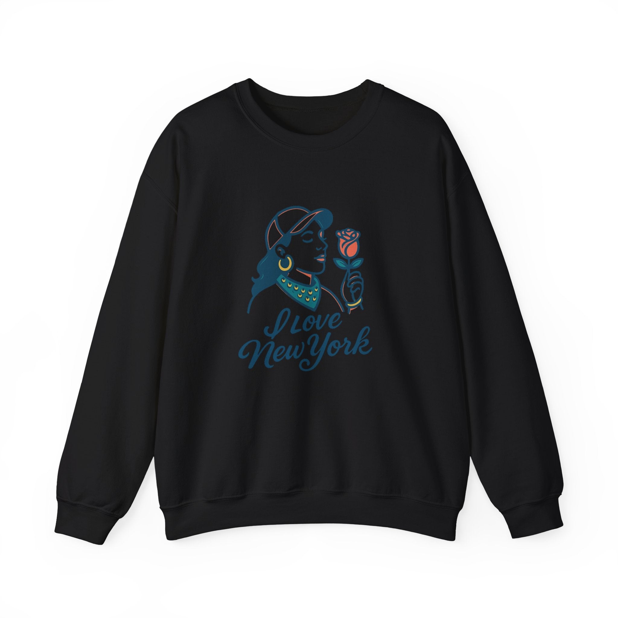 New NYC Romance Sweatshirt - Cozy Unisex Crewneck, Valentine's Gift, Casual Wear, Travel Apparel, Chic Style
