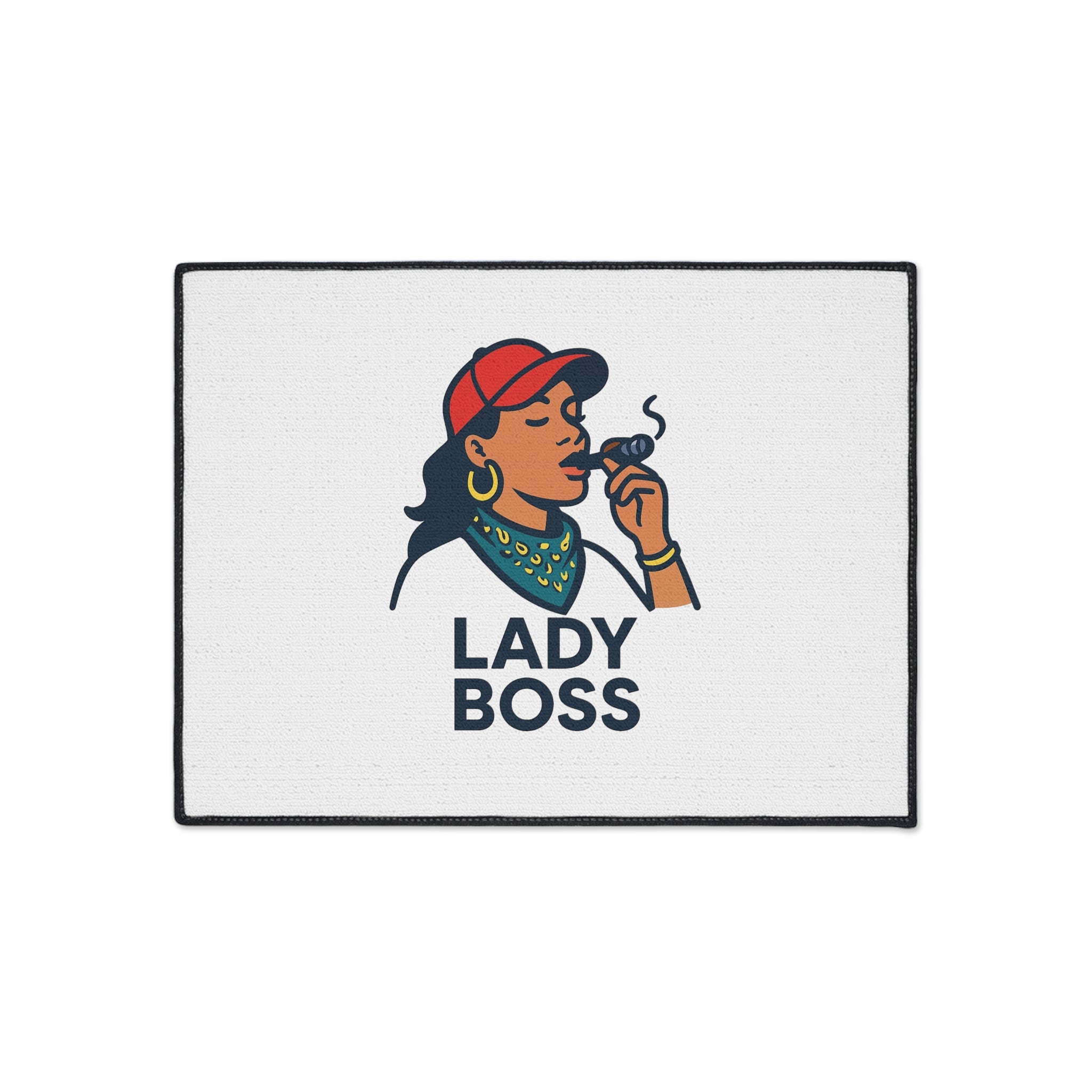 Empowerment Floor Mat - Lady Boss Design, Motivational Home Decor, Entryway Rug, Business Office Mat, Gift for Entrepreneurs