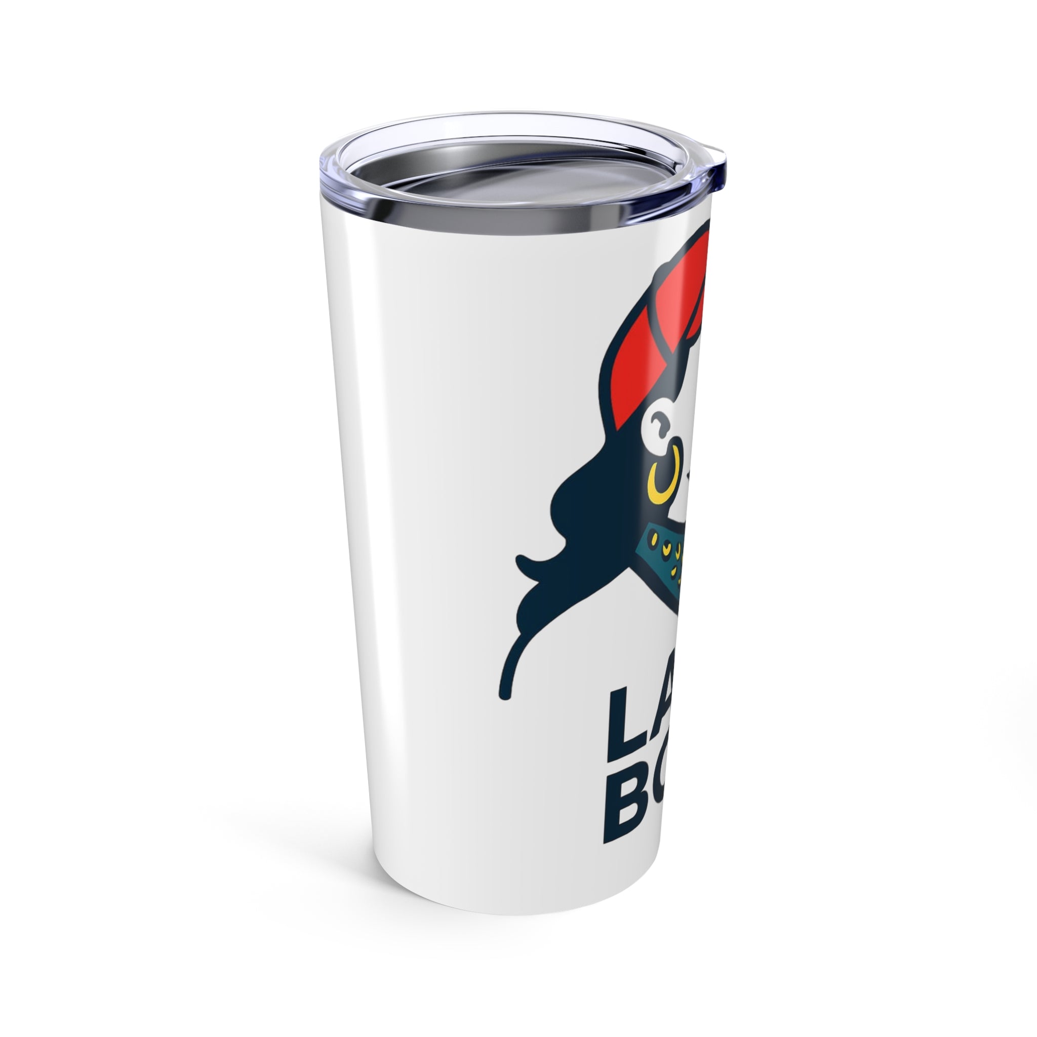 Lady Boss Tumbler | 20oz Motivational Travel Mug | Empowering Gift for Women | Office, Birthday, Self-Care
