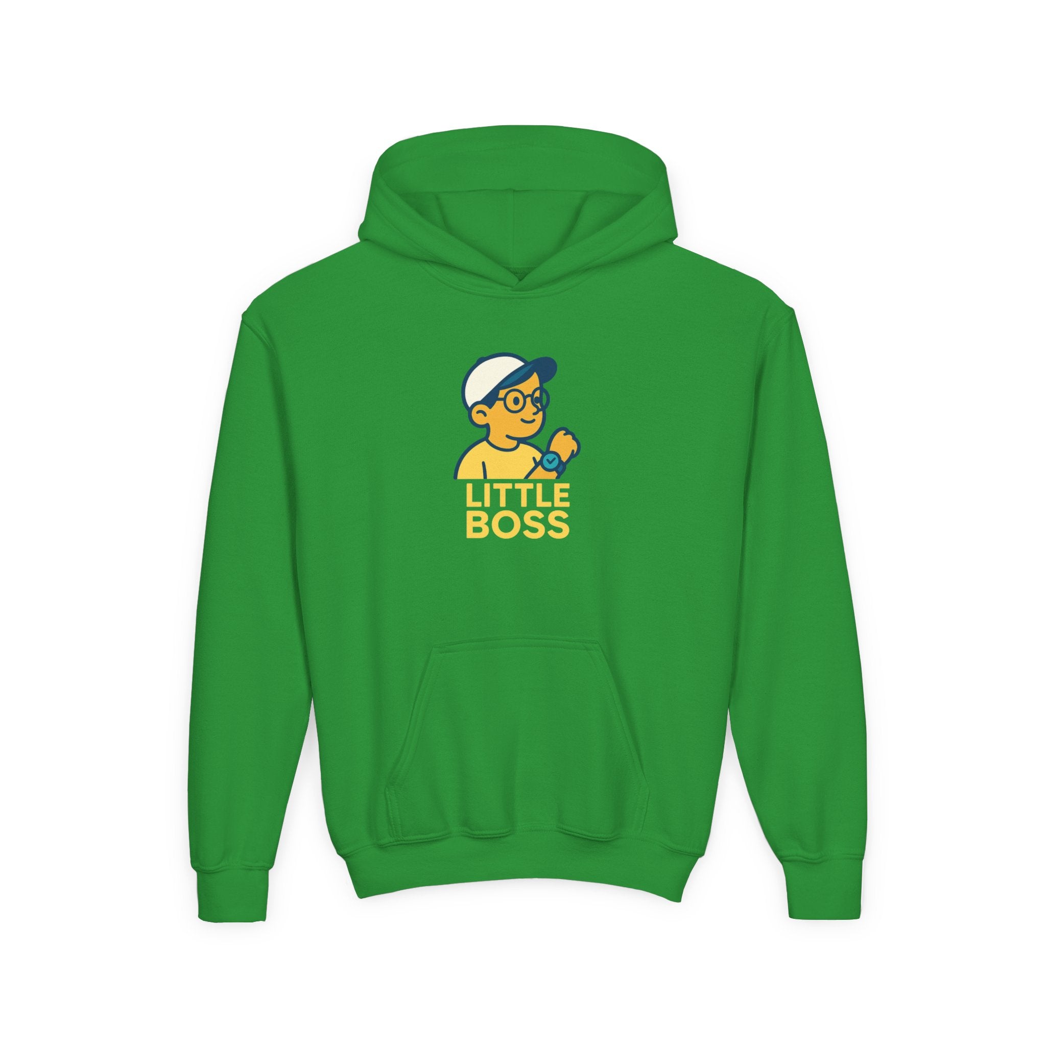 Youth Hooded Sweatshirt for Little Bosses, Fun Playwear for Kids, Perfect for Birthdays, Playdates, and Casual Days
