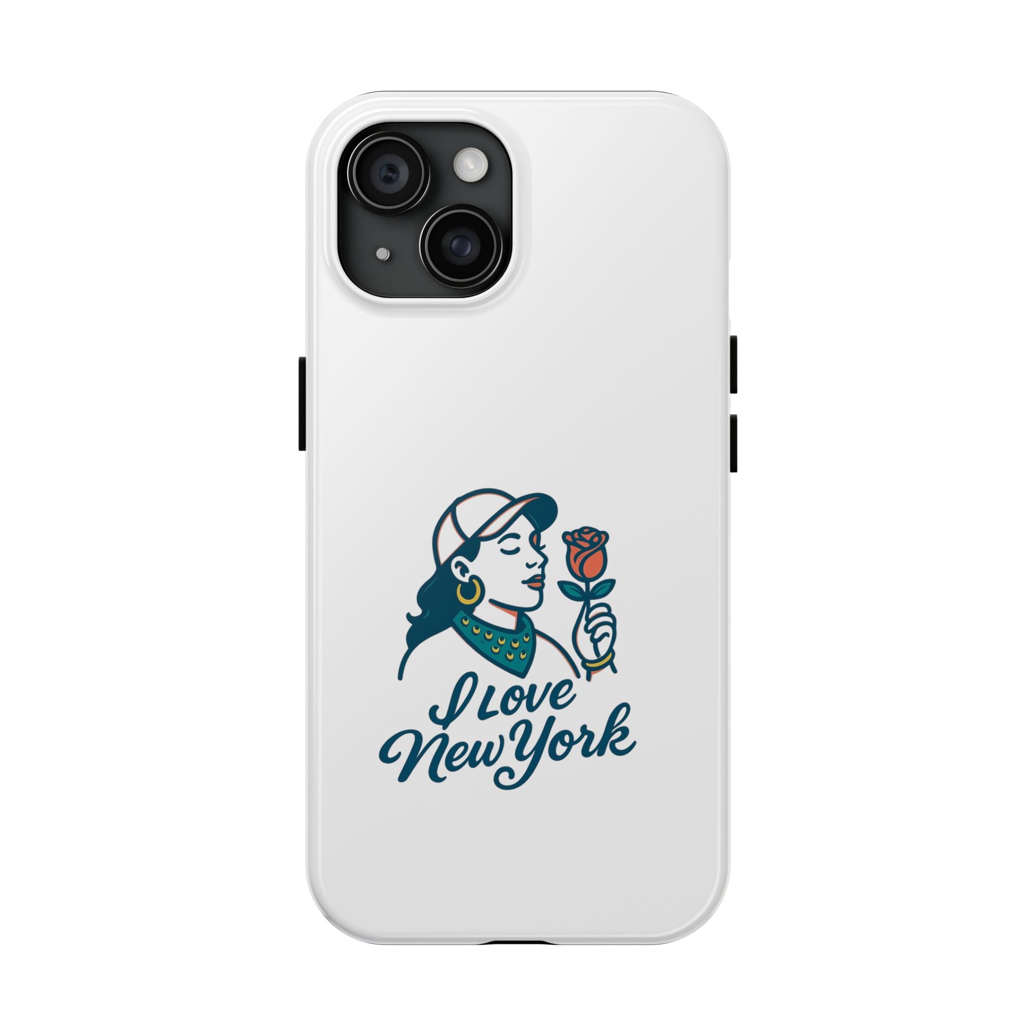 I Love New York Tough Phone Case, Durable Cell Phone Cover, Gift for NYC Lovers, Protective Fashion Case, Travel Souvenir