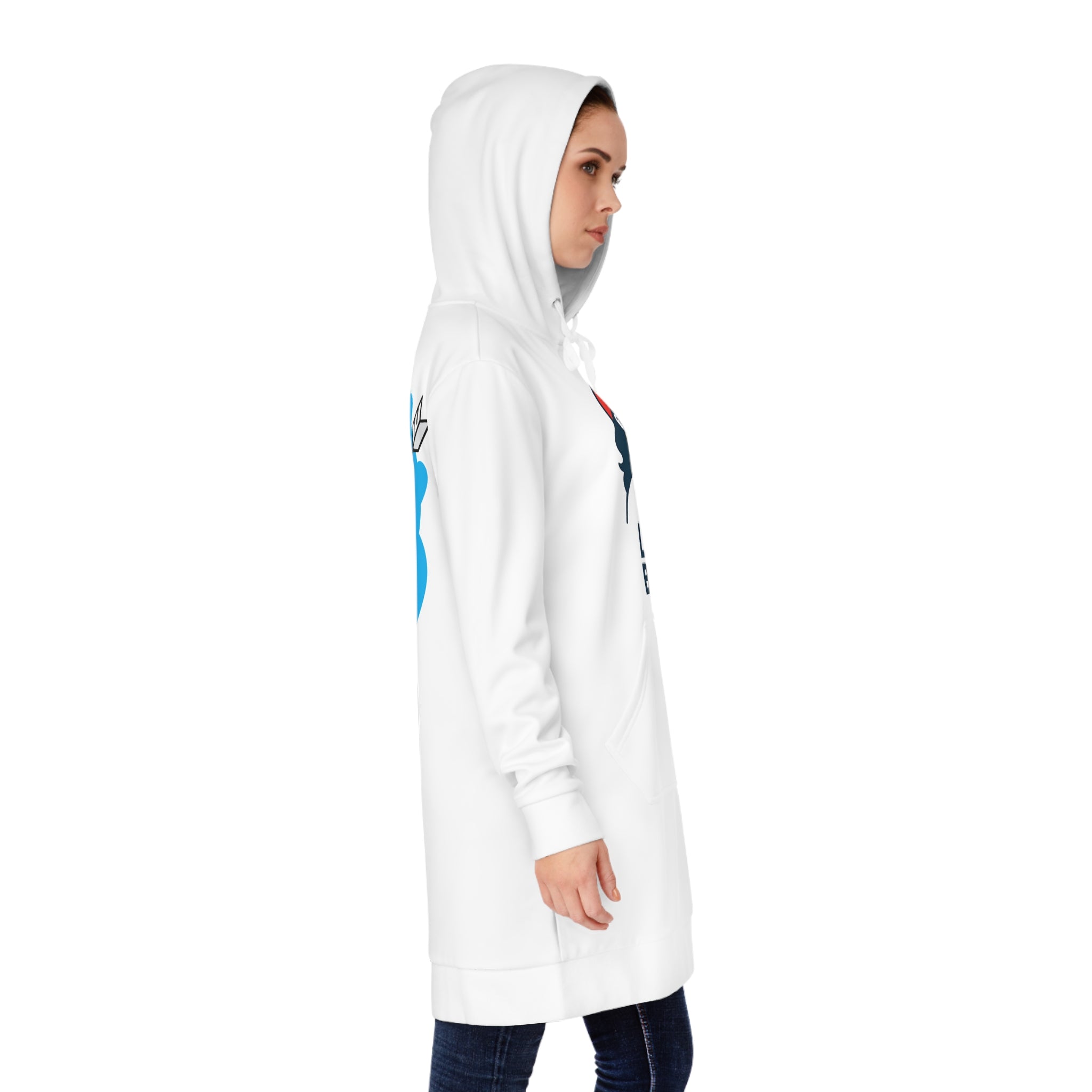 Empowered Women Hoodie Dress - Lady Boss Style, Casual Outfit, Gift for Her, Inspirational Apparel, Comfortable Fashion