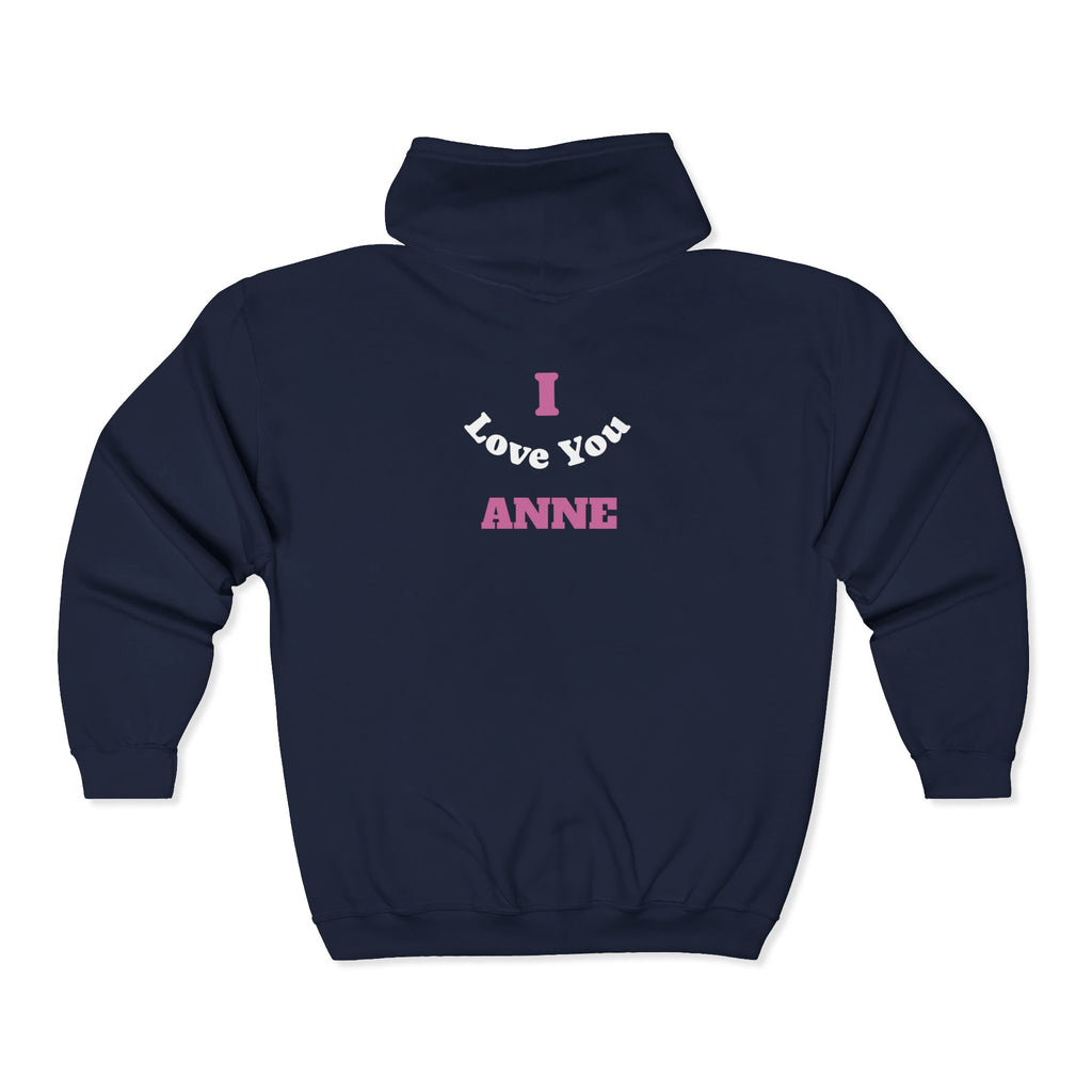 Chic Graphic Zip Hoodie, Trendy Unisex Sweatshirt, Everyday Streetwear, Casual Layer, Gift for Her