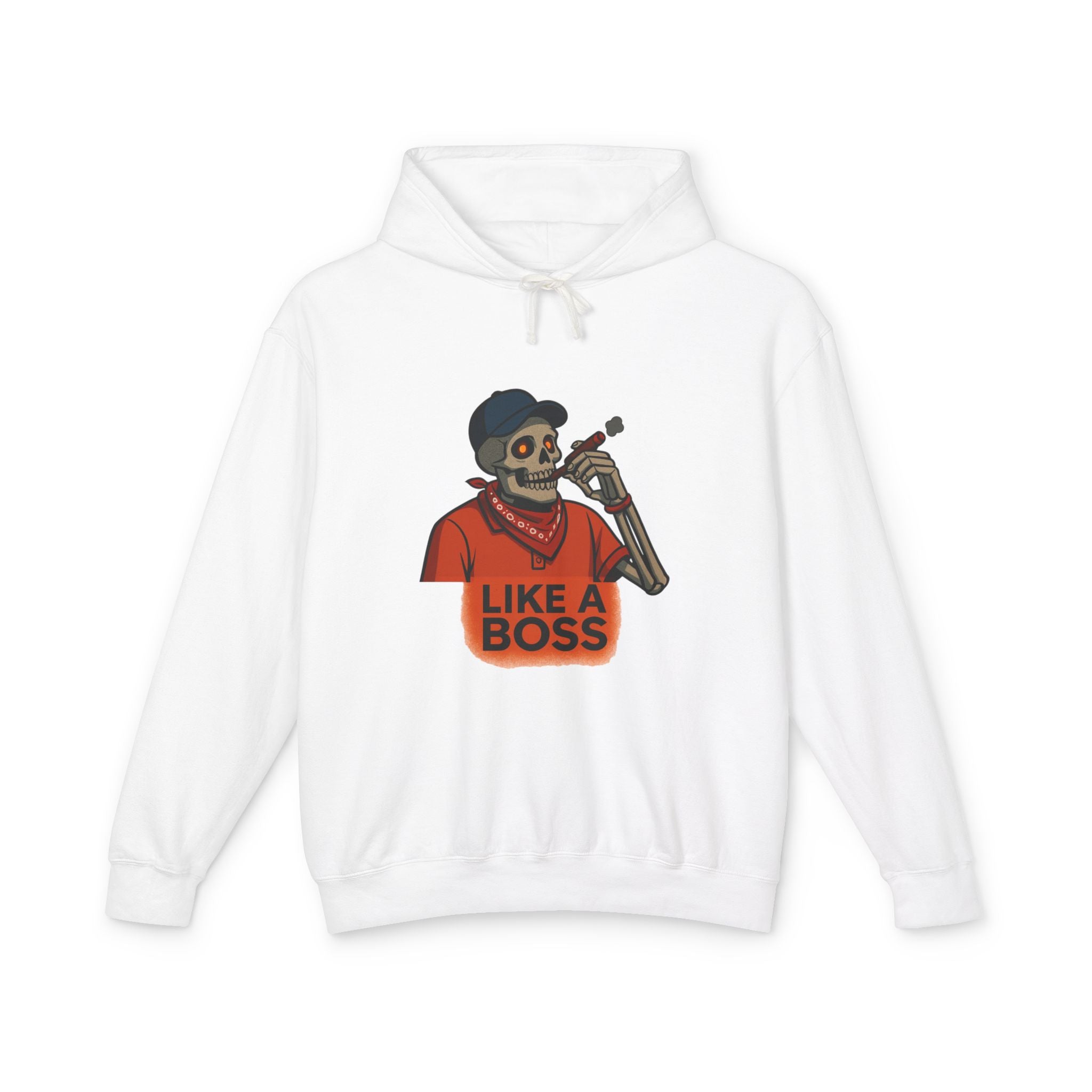 Funny Skeleton Hooded Sweatshirt | Unisex Lightweight Hoodie | Ideal for Halloween, Casual Wear, Unique Gift