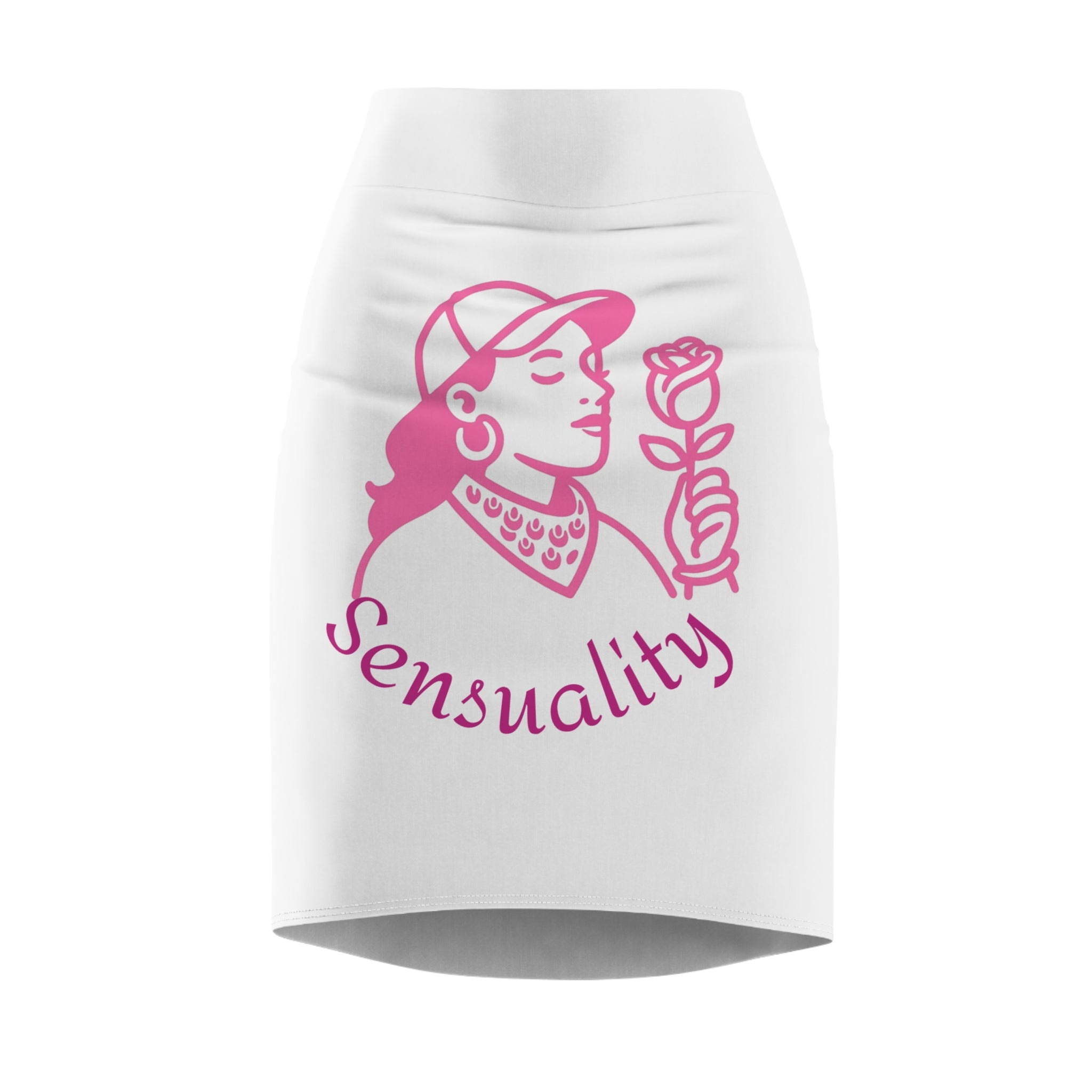 Women's Pencil Skirt with 'Sensuality' Design, Fashionable Skirt, Casual or Dressy Occasion Wear, Perfect for Spring/Summer, Unique [...]