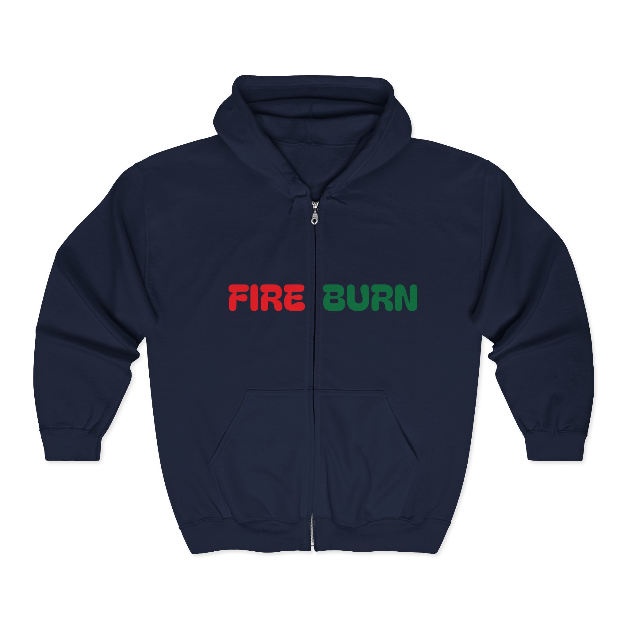 Fire Burn Unisex Full Zip Hoodie | Comfortable Streetwear for All Seasons, Casual Gift for Friends, Everyday Wear, Urban Vibe, Holiday [...]