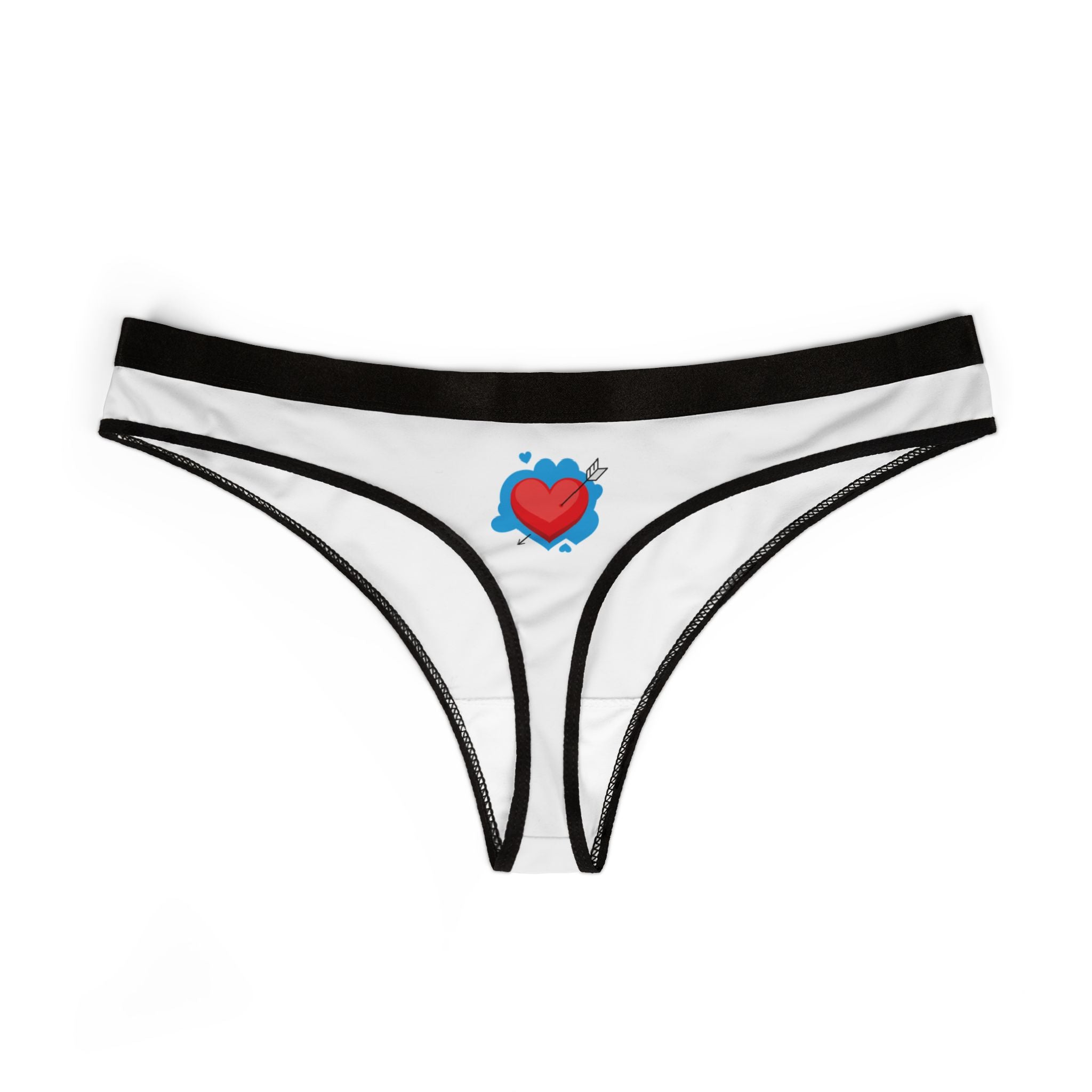 Floral Women's Thongs, Cute Underwear, Gift for Her, Lingerie Set, Valentine's Day, Bride, Bachelorette Party