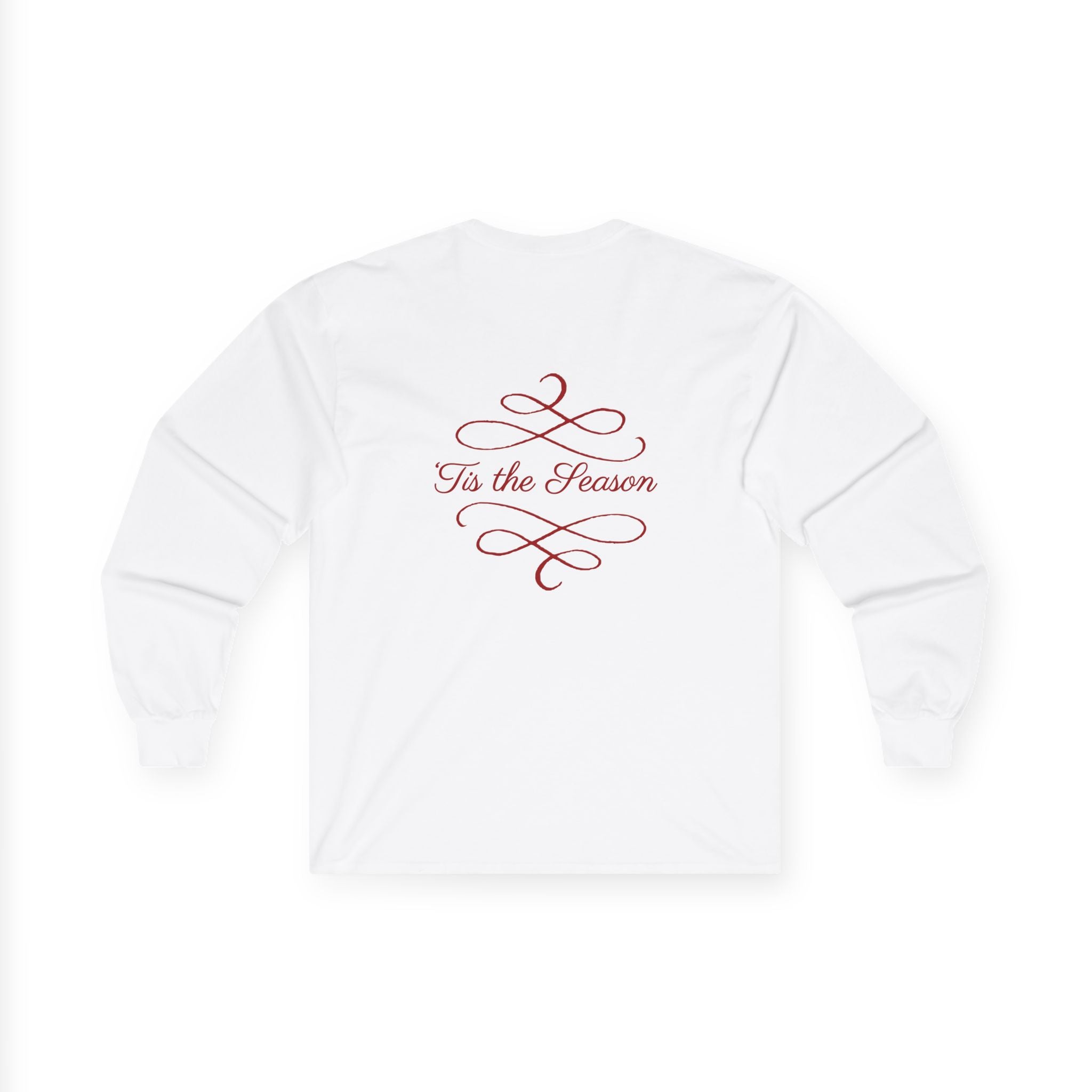 Holiday Snowflake Long Sleeve Tee — "Tis the Season" Cotton Shirt