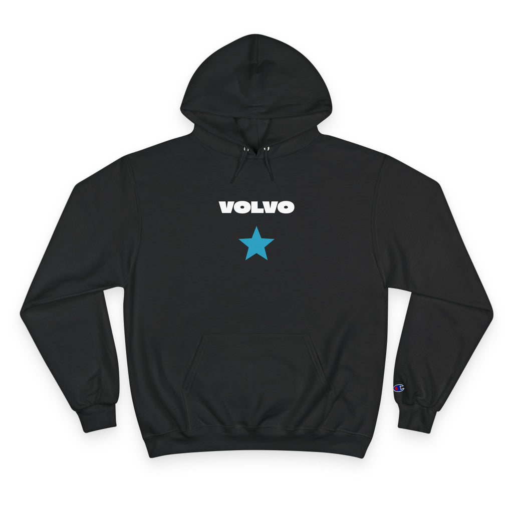 Volvo Champion Hoodie, Boss Vibe Sweatshirt, Personalized Gift, Casual Streetwear, Unique Statement Wear, Cozy Activity Gear