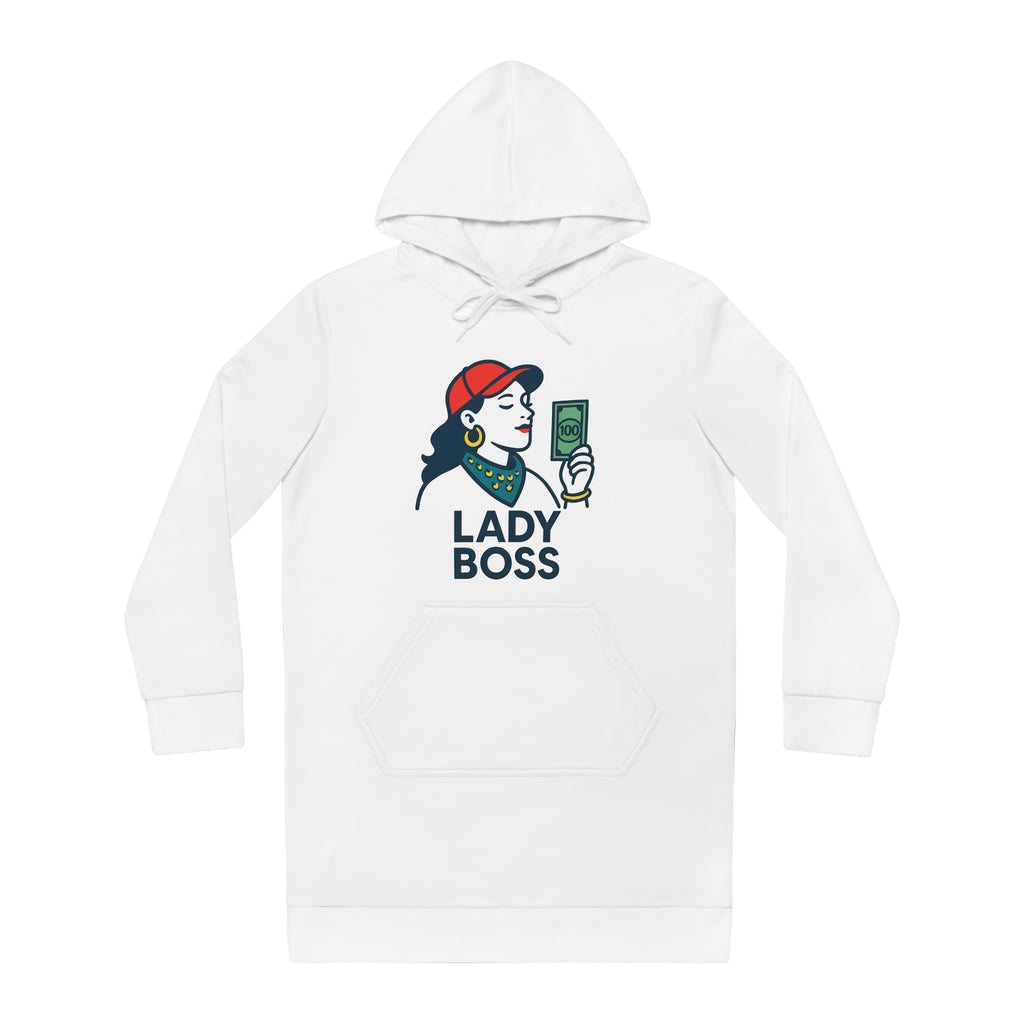 Empowered Women Hoodie Dress - Lady Boss Style, Casual Outfit, Gift for Her, Inspirational Apparel, Comfortable Fashion