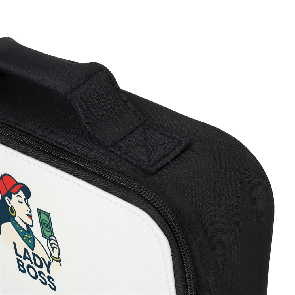 Lady Boss Lunch Bag: Stylish Tote, Work Lunch Carrier, Motivational Gift, Modern Insulated Bag, Chic Meal Prep Pouch