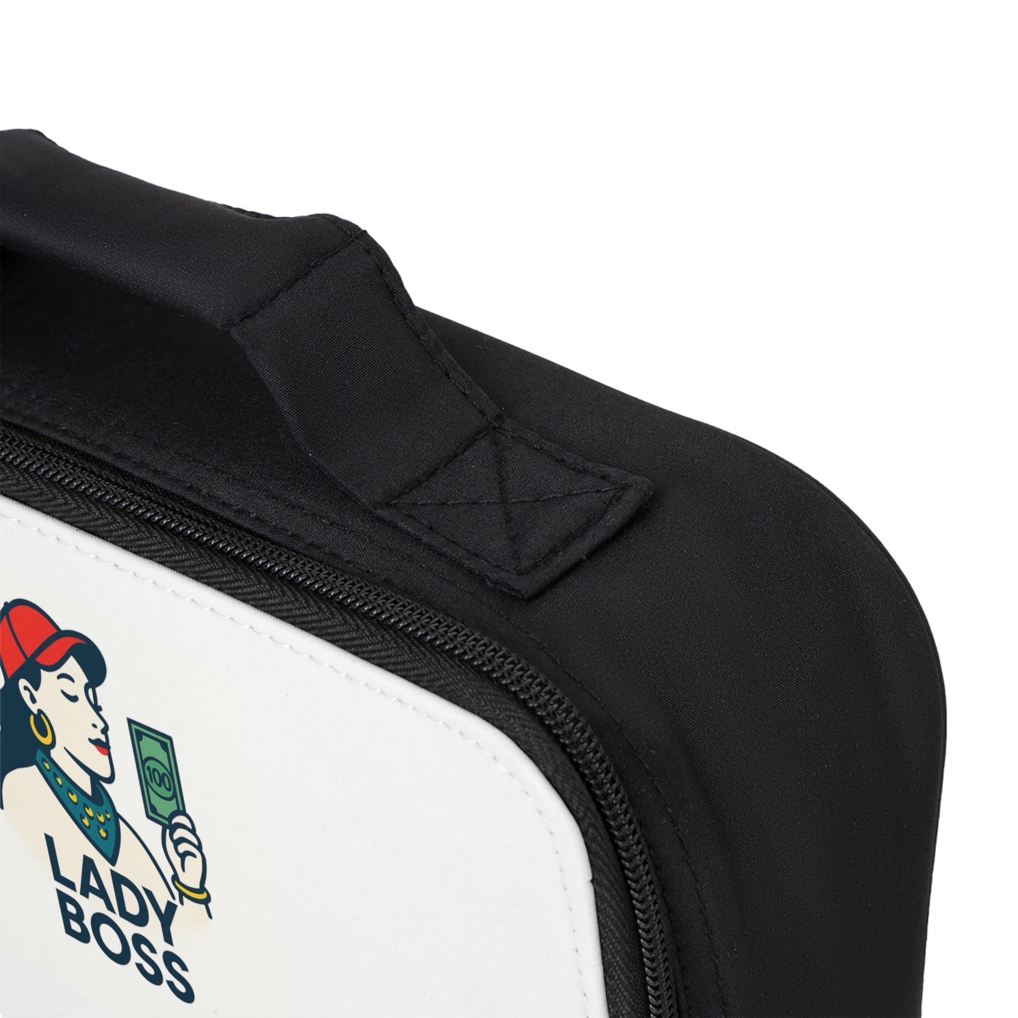 Lady Boss Lunch Bag: Stylish Tote, Work Lunch Carrier, Motivational Gift, Modern Insulated Bag, Chic Meal Prep Pouch