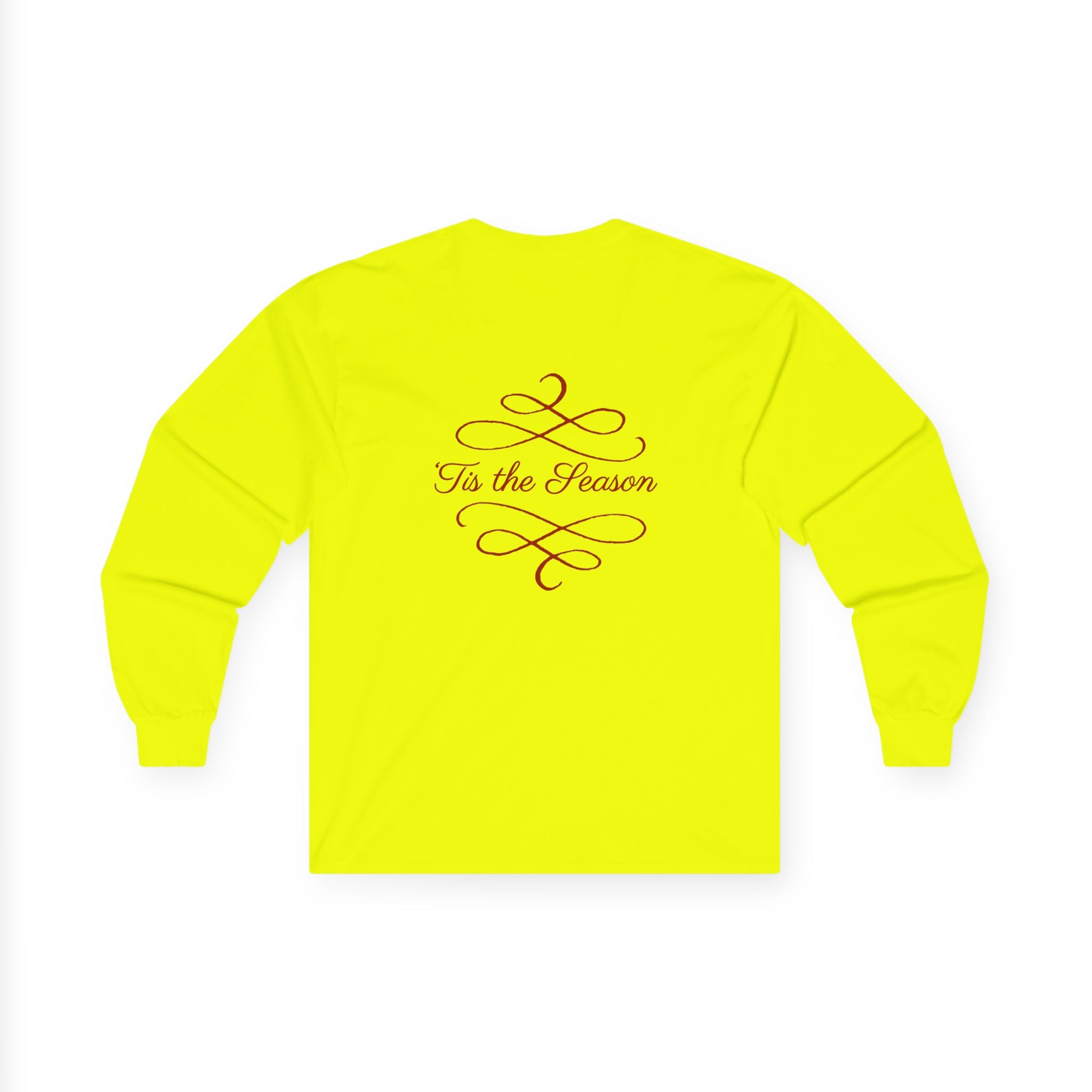 Holiday Snowflake Long Sleeve Tee — "Tis the Season" Cotton Shirt