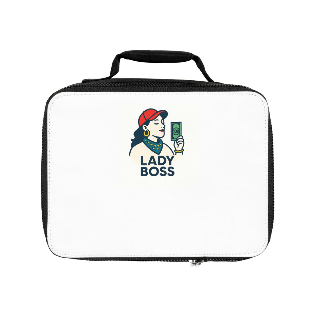 Lady Boss Lunch Bag: Stylish Tote, Work Lunch Carrier, Motivational Gift, Modern Insulated Bag, Chic Meal Prep Pouch