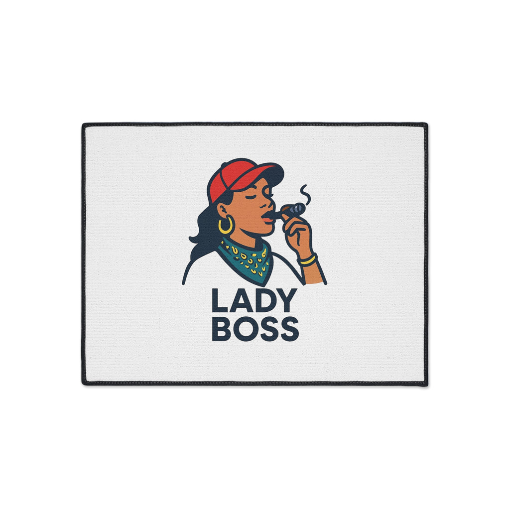 Empowerment Floor Mat - Lady Boss Design, Motivational Home Decor, Entryway Rug, Business Office Mat, Gift for Entrepreneurs
