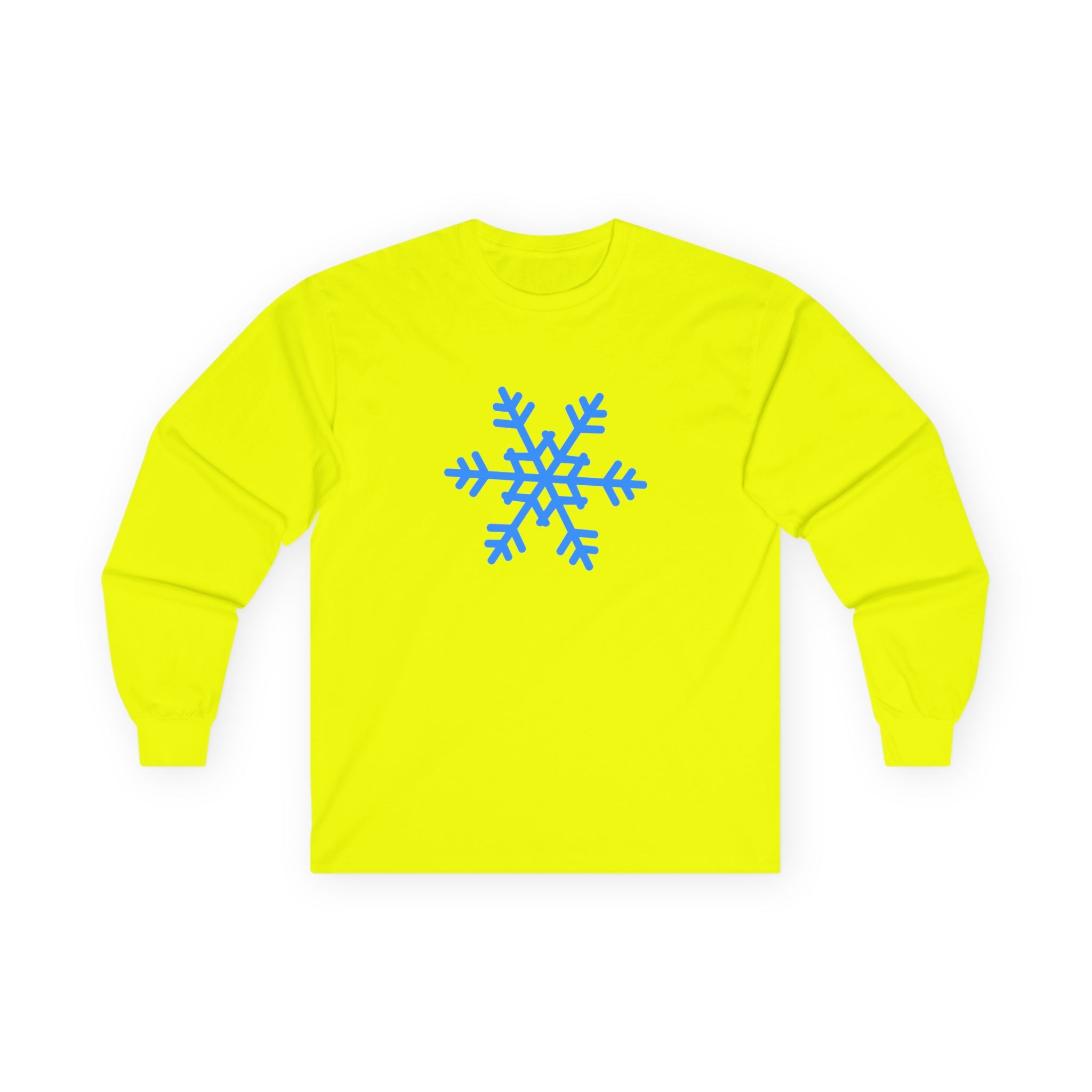 Holiday Snowflake Long Sleeve Tee — "Tis the Season" Cotton Shirt