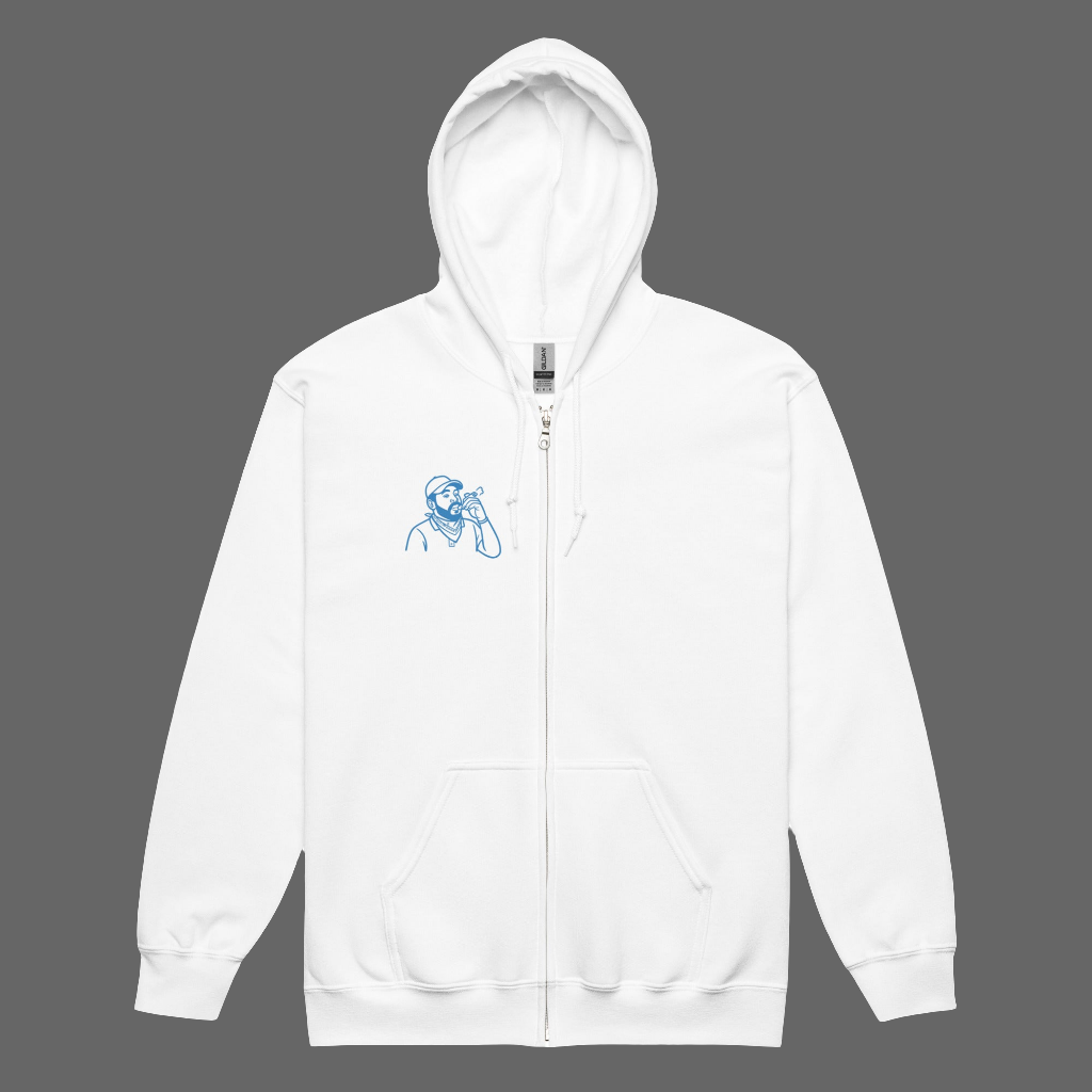 LIKE A BO$$_Unisex heavy blend zip hoodie